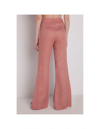 French Rose Linen Pants