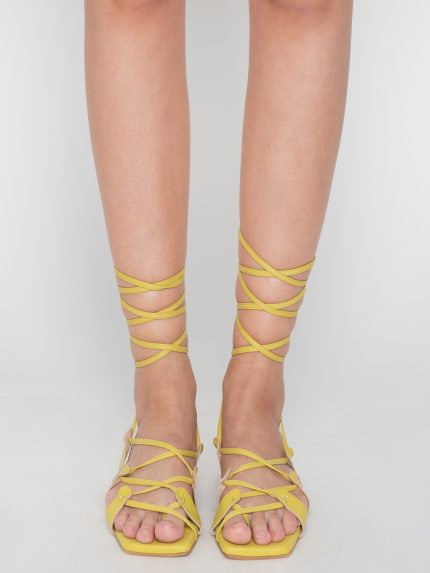 Gladiator Sandals – Lime