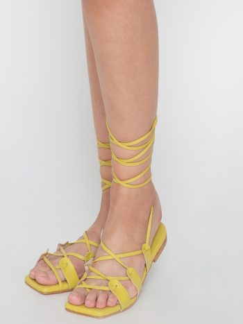 Gladiator Sandals – Lime - Image 3