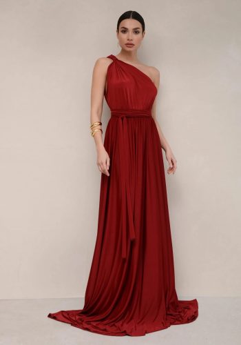 Artemis Dress – Red Wine - Image 4