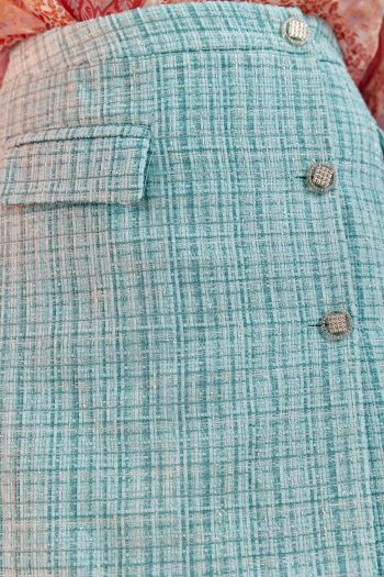 Paisley Skirt – Blue - Image 5