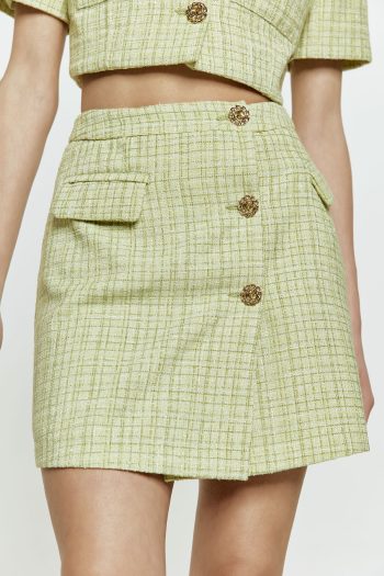 Paisley Skirt – Green - Image 2