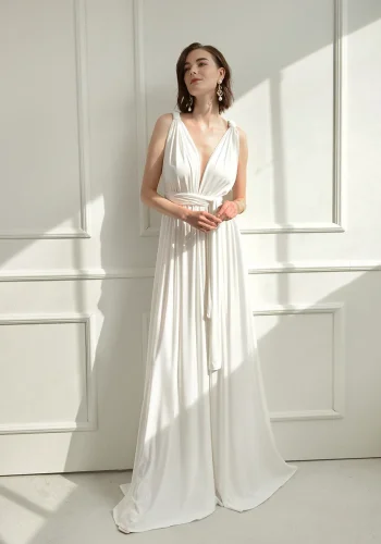 Crystal Dress – White