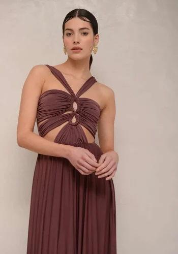 Rennes Dress – Brown Sugar - Image 2