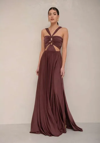 Rennes Dress – Brown Sugar