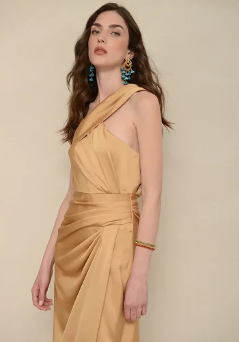 Kendra Dress – Gold - Image 2