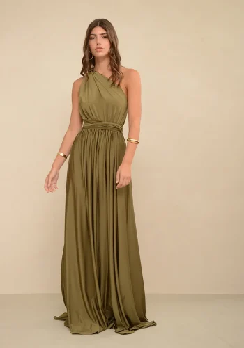 Artemis Dress – Olive - Image 3