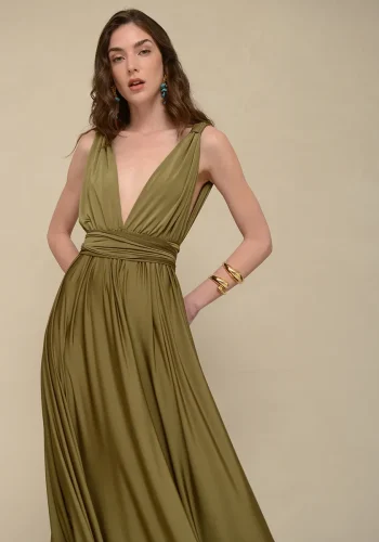 Crystal Dress – Olive