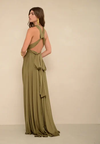 Allium Multiform Dress – Olive - Image 3