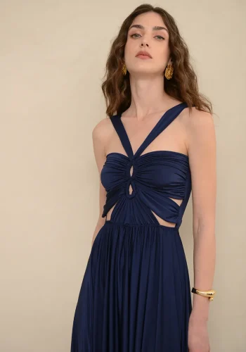 Rennes Dress – Dark Blue - Image 2