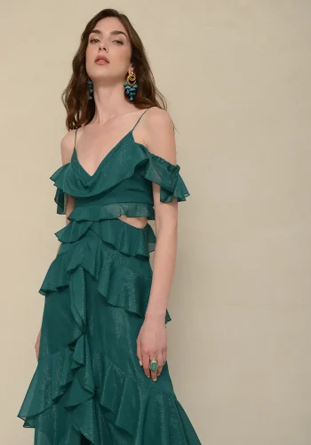 Volcano Dress – Sparkling Green