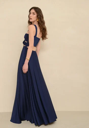 Rennes Dress – Dark Blue - Image 5