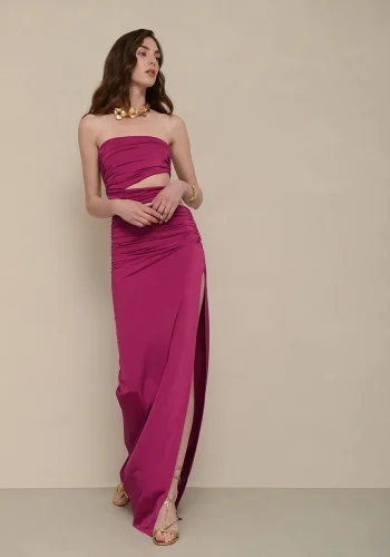 Aurelia Dress – Magenta - Image 4
