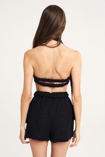 Gauze Braided Bralette – Black - Image 2