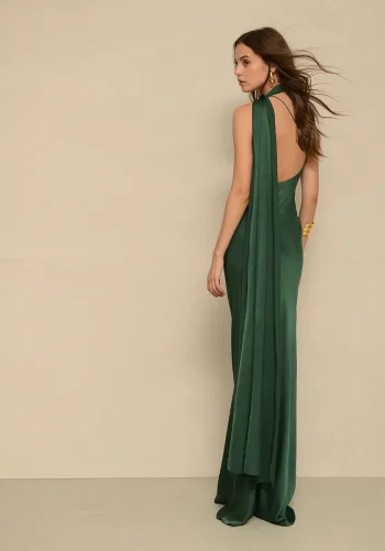 Odette Dress – Green - Image 2