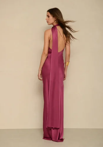 Odette Dress – Rasberry - Image 3