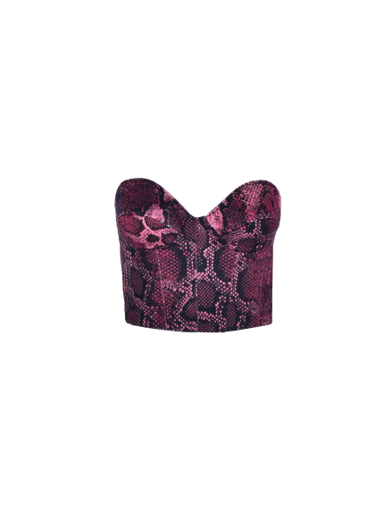 Mara Jean Bustier Python – Bordeaux