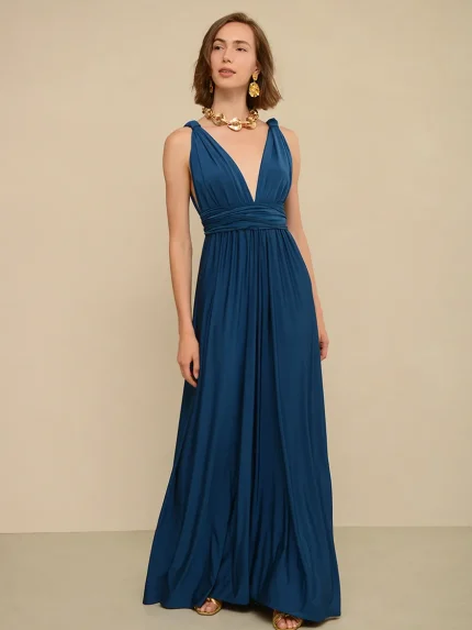 Crystal Dress – Dark Petrol