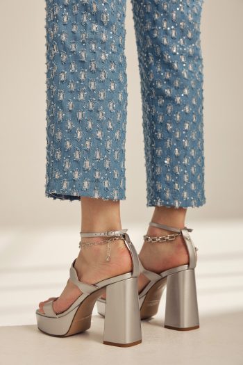 Amor Sandals – Silver - Image 4