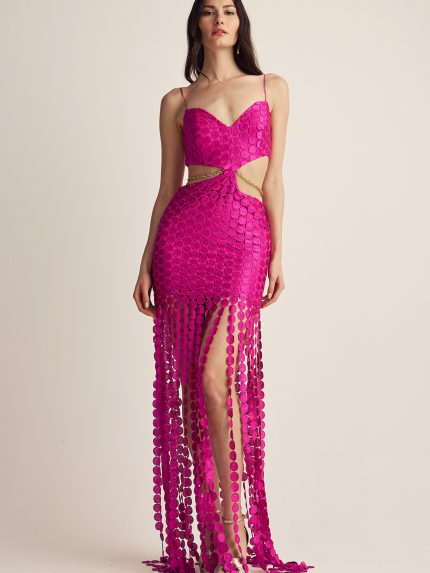 Positano Dress – Fuchsia