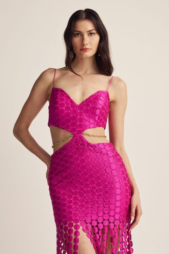 Positano Dress – Fuchsia - Image 7