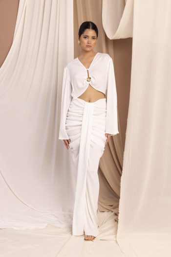 Riviera Skirt – Pure White