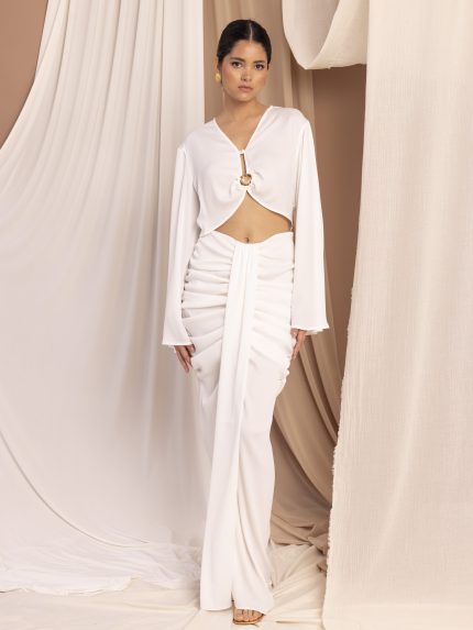 Riviera Skirt – Pure White