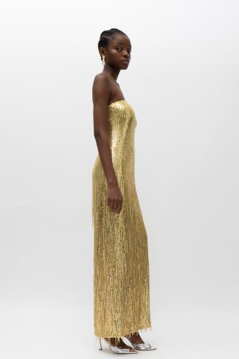 Noelia Dress – Gold Sequin - Image 3