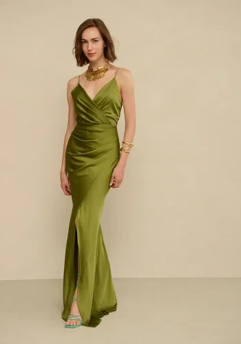 Veronica Dress – Pesto