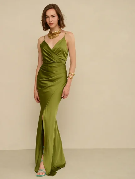 Veronica Dress – Pesto