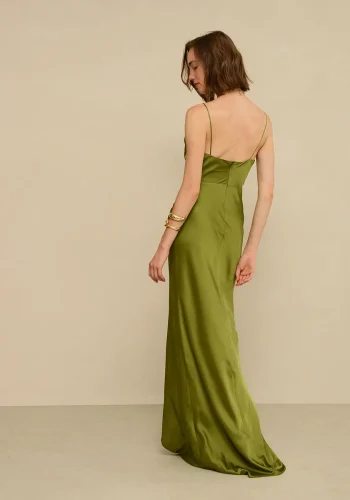 Veronica Dress – Pesto - Image 2