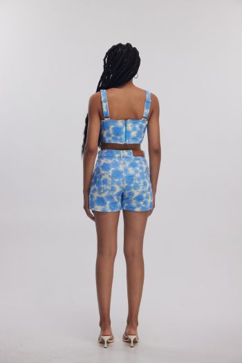 Jean Crop Top – Blue - Image 4