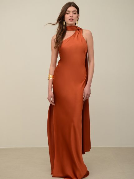 Odette Dress – Burned Peach