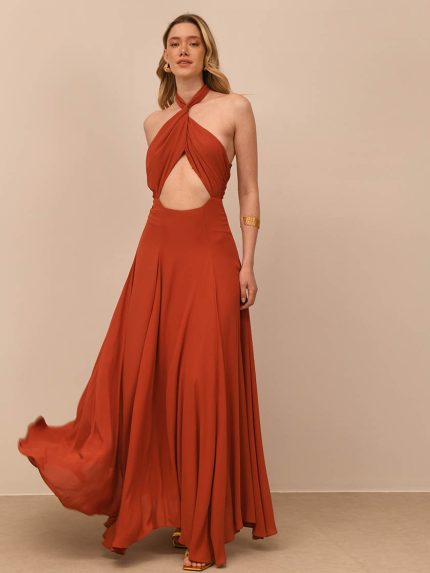 Portofino Dress – Burned Peach