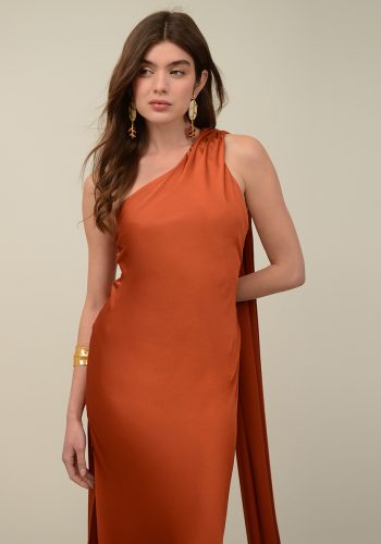 Odette Dress – Burned Peach - Image 4