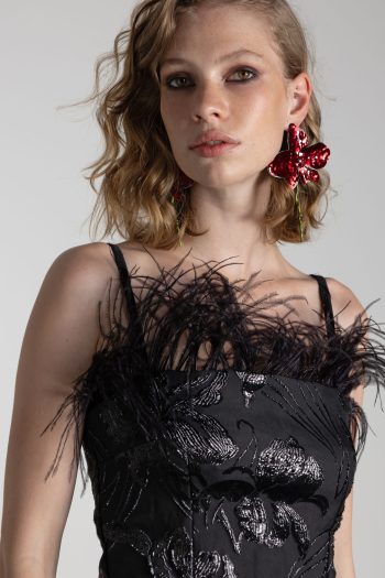 Anais Mini Dress – Black - Image 2