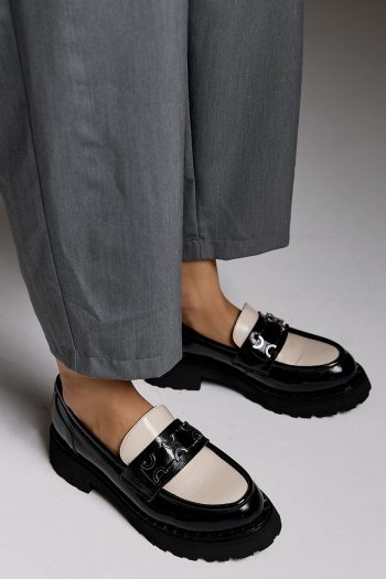 Jackie Loafers – Black/White