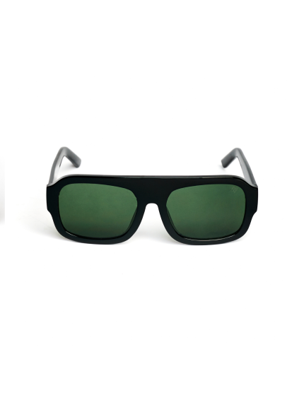 Mila Sunglasses – Black/Green