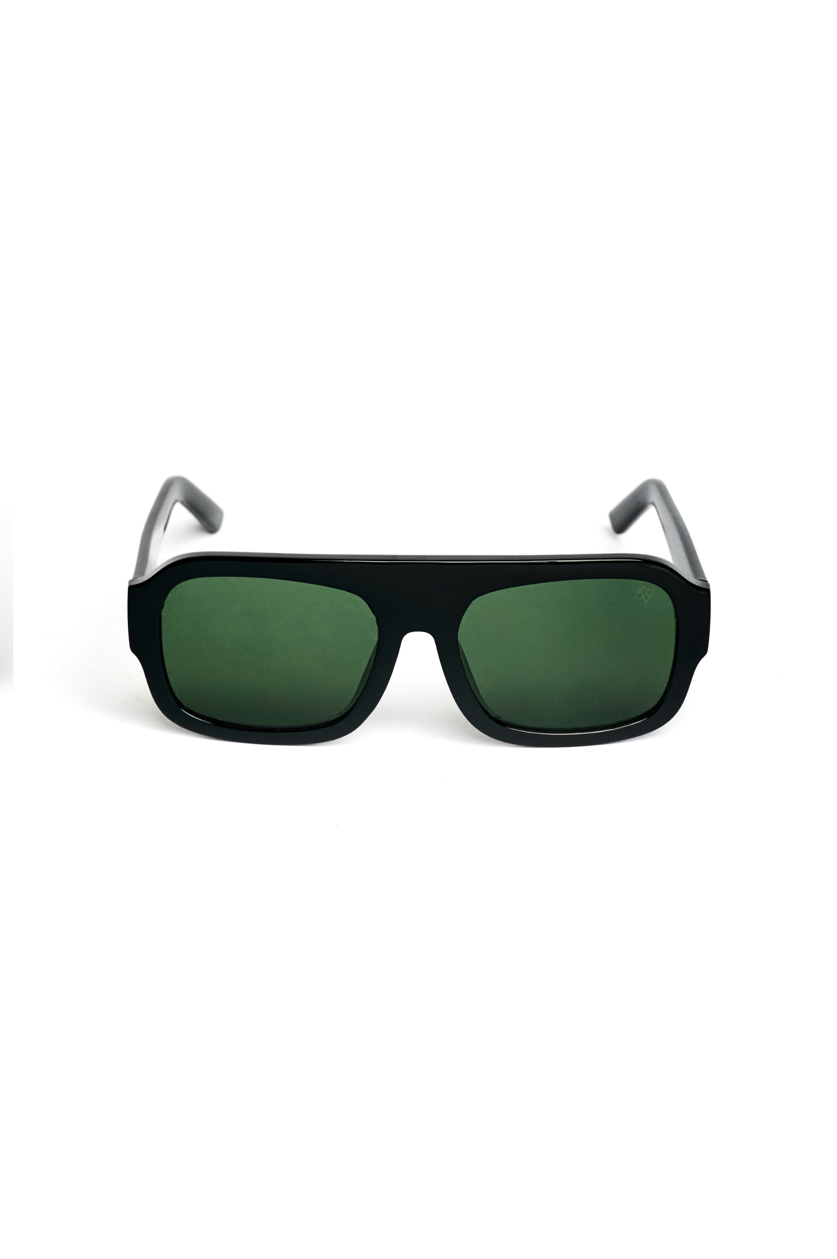 Product Canva (71) Mila Sunglasses – Black/Green - Image 1