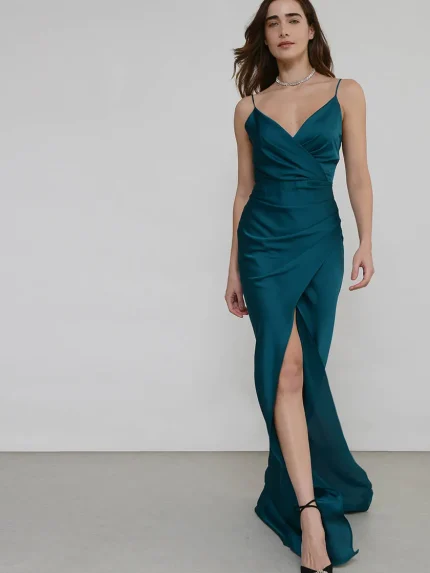 Veronica Dress – Petrol