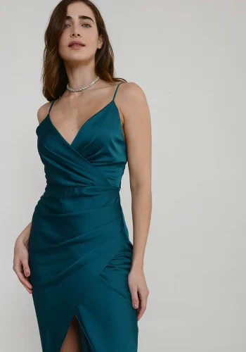 Veronica Dress – Petrol - Image 3