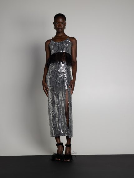 Genna Skirt – Silver