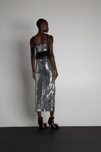 Genna Skirt – Silver - Image 3