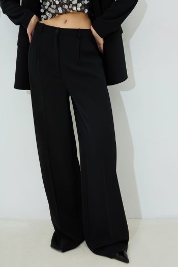 Marisa Crepe Pants – Black