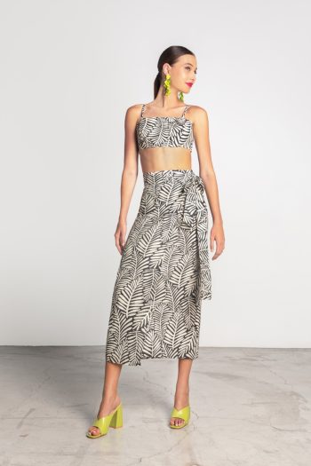 Eleanor Crop Top – Print - Image 2