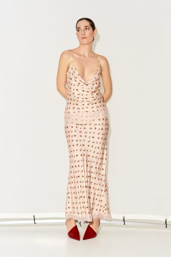 Jasmine Floral Top – Beige - Image 2