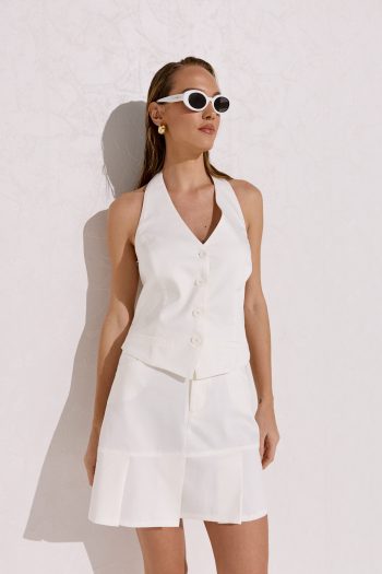 Andie Mini Skirt – White - Image 10