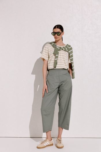 Slouchy Pants – Khaki - Image 3