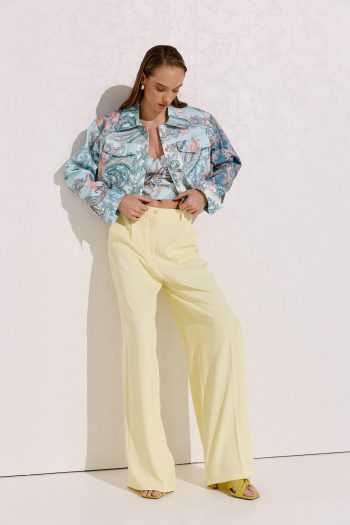 Marisa Crepe Pants – Yellow - Image 2