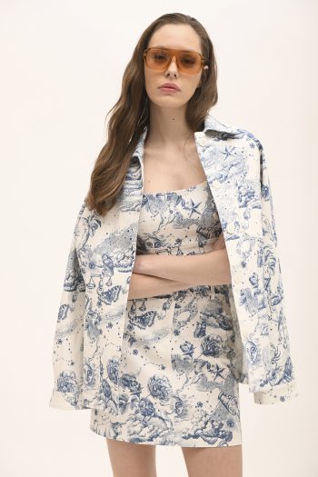 Zoe Denim Top – Blue - Image 4